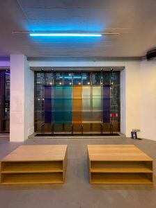 Multi-sectioned window retail display