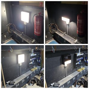 Opal / Gloss Black Studio Light Diffusers